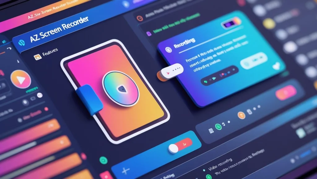 برنامج AZ Screen Recorder لتسجيل الشاشة فيديو