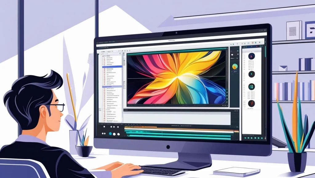برنامج VN video editor محرر فيديو محترف